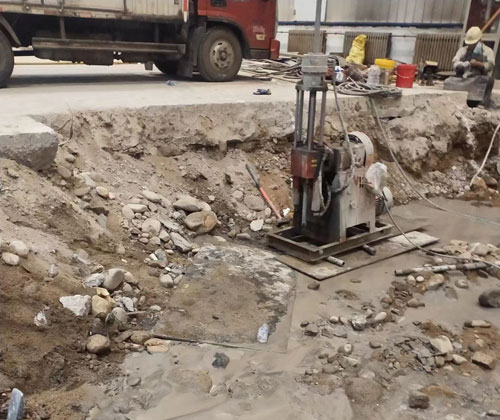 勃利公路下沉压浆